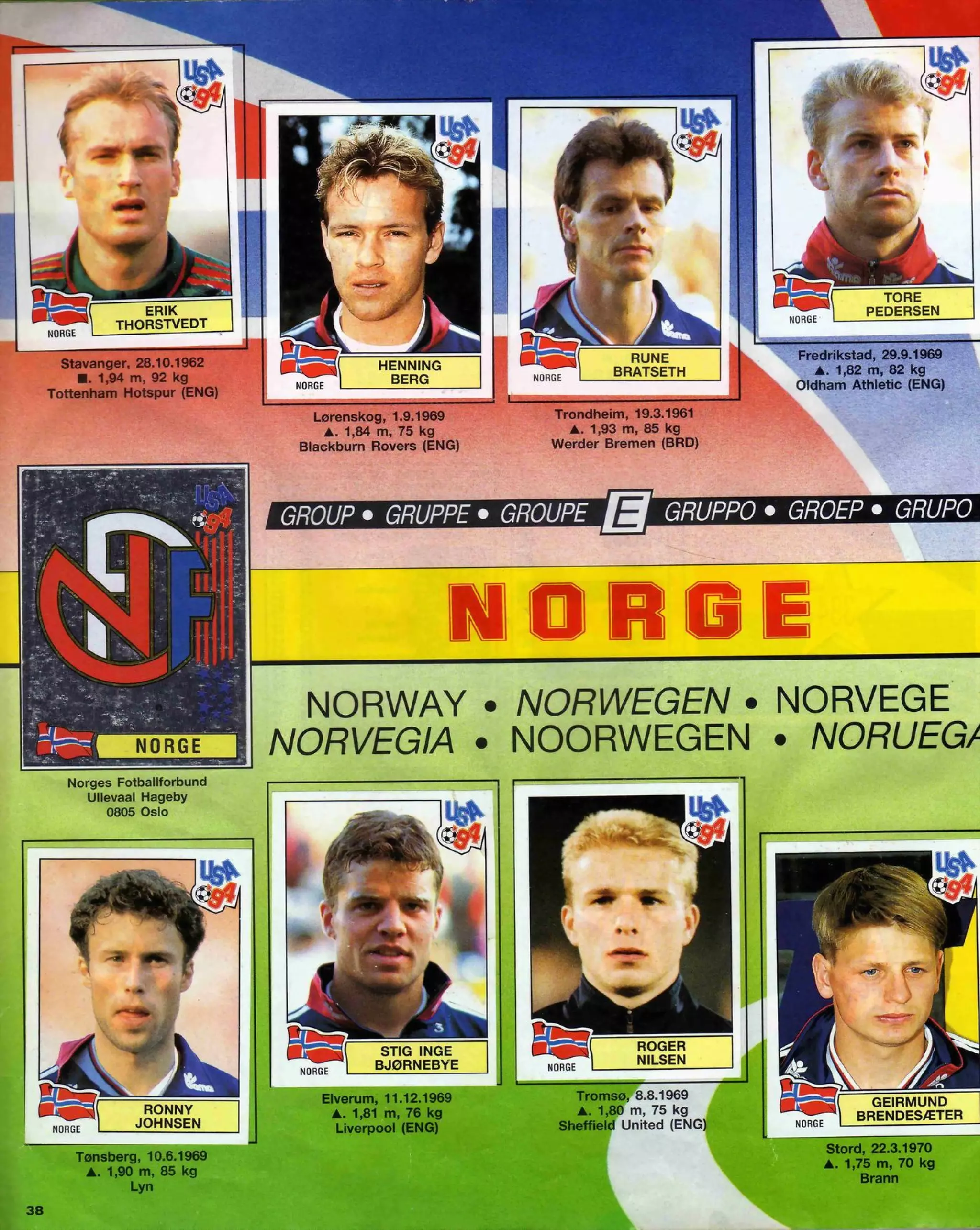 Panini World Cup 1994