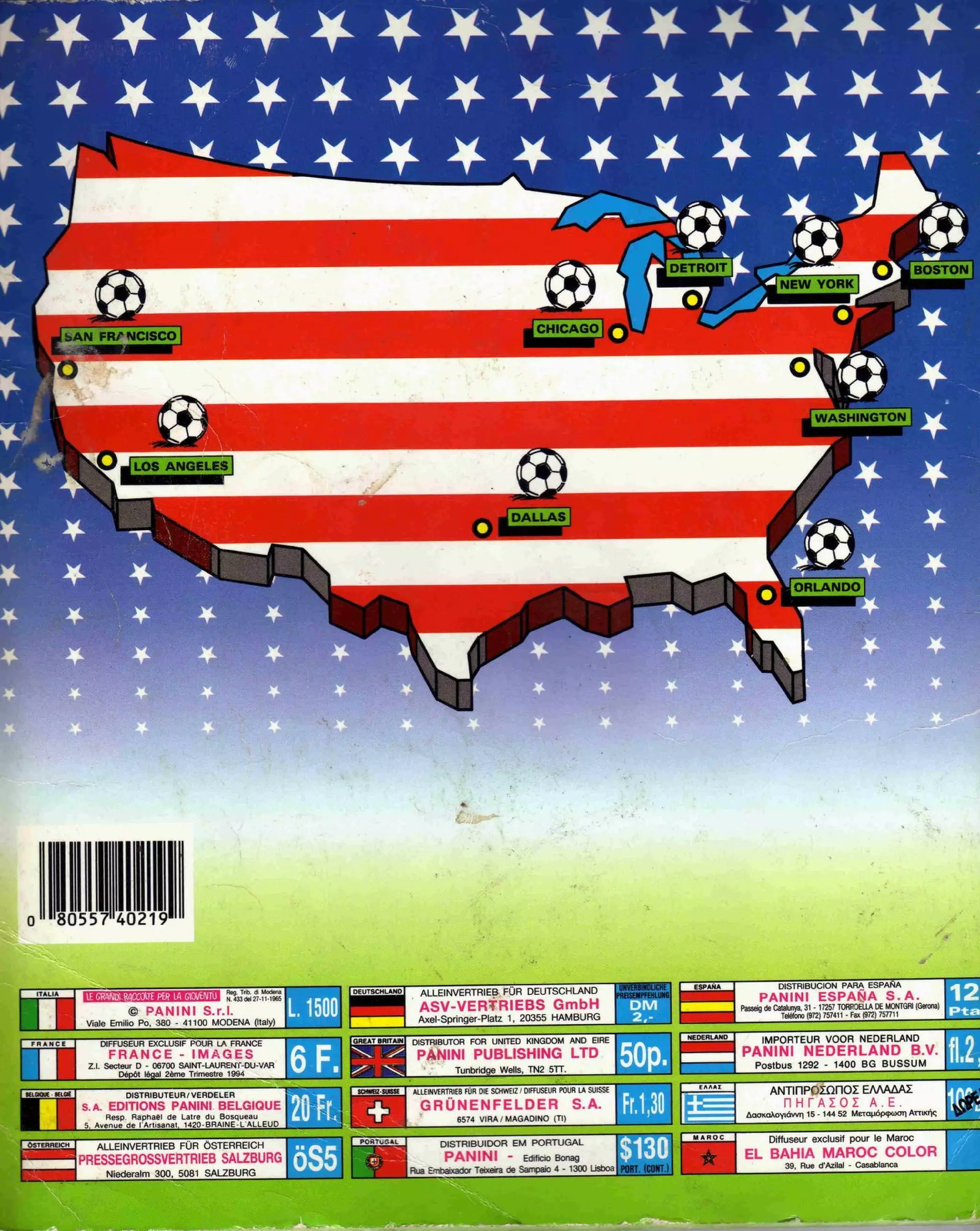 Panini World Cup 1994