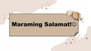 Maraming Salamat!
 