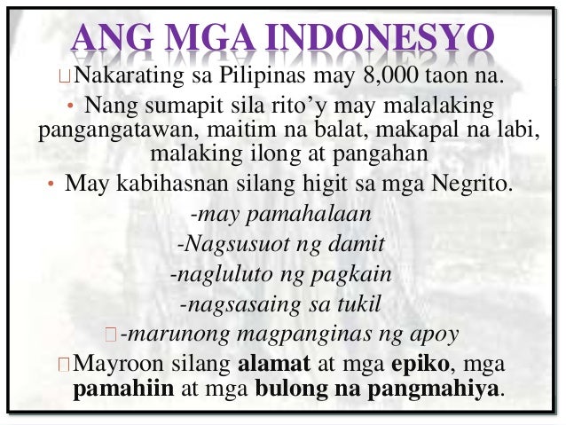 Mga Naiambag Ng Malay Sa Pilipinas