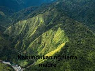 Kabundukan ng sierra
madre
 