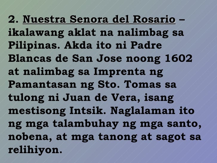 Unang Aklat Sa Pilipinas Na Naglalaman Ng Mga Dasal Panitikan sa panahon ng kastila