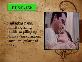 KARAGATAN
• Nanggaling sa alamat ng
prinsesang naghulog ng singsing
sa karagatan, tapos nangakong
papakasalan niya ang bin...