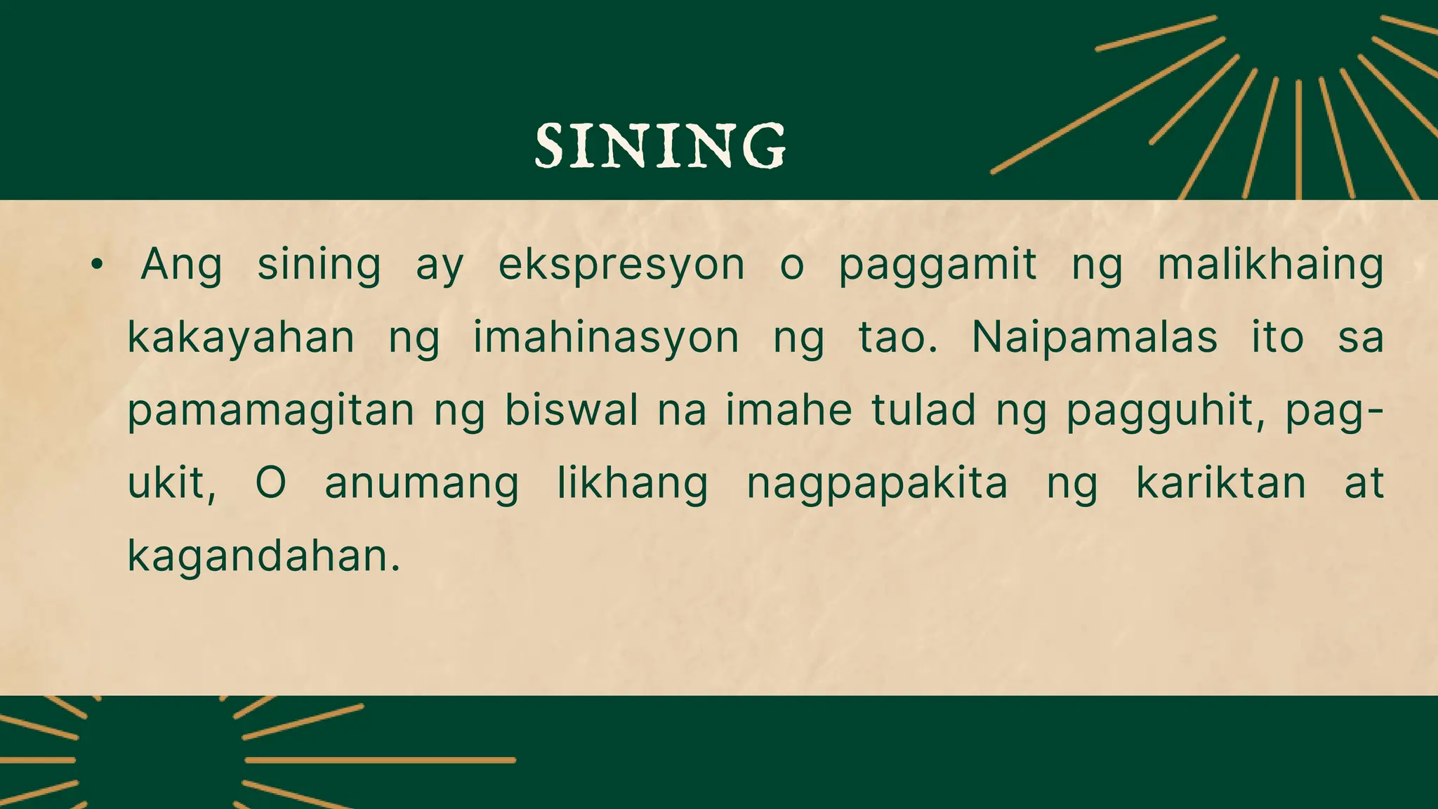 Panitikan, Sining at Panunuring Pampanitikan.pptx