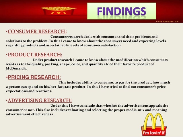 A Study On Macdonald S