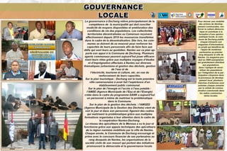 Panneau 7 soutien à la gouvernance locale