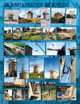 Panneau de restauration du moulin