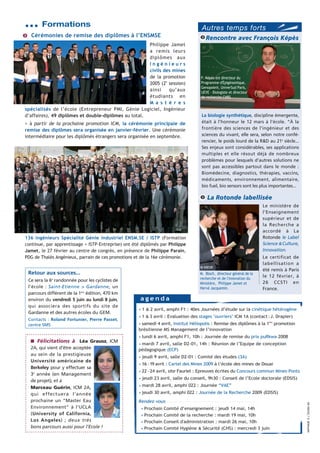 Actualités de ENS Mines Stetienne Mars2009