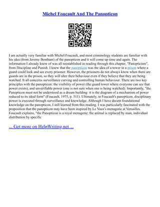 Panopticon | PDF