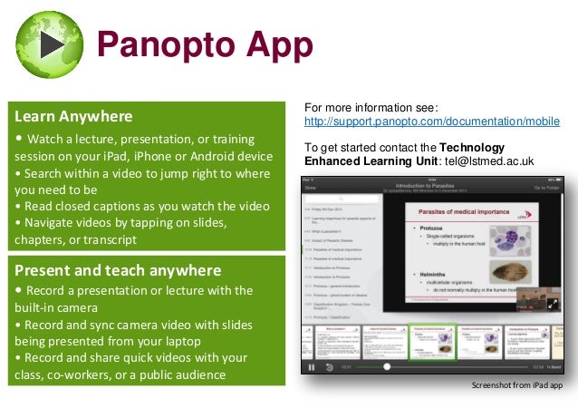 making the most of your mobile device panopto app flyer byod4l flyer making app