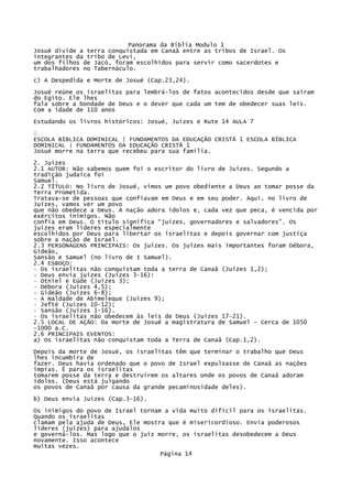 Panorama Da BíBlia Modulo 1   Bloco De Notas