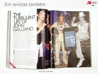 Em revistas também




               https://vimeo.com/30134068
 