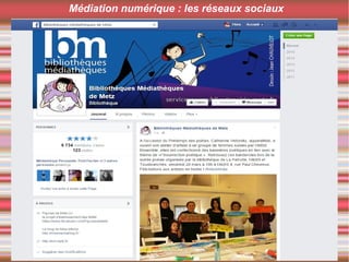 Médiation numérique : les réseaux sociaux
 