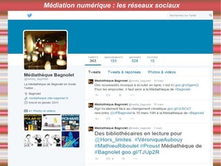 Médiation numérique : les réseaux sociaux
 