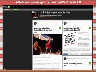 Médiation numérique : autres outils du web 2.0
 