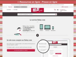 I. Ressources en ligne : Presse en ligne
 