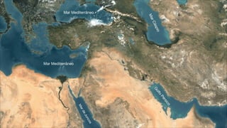 Mar Mediterrâneo
MardeJuncos
Mar Mediterrâneo
MarCáspio
Golfo
Pérsico
 