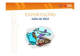 EXPORTAÇÕES
  Julho de 2012
 