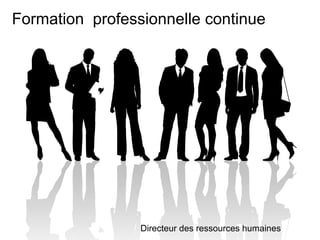 Formation  professionnelle continue Directeur des ressources humaines 