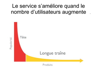 Le service s’améliore quand le nombre d’utilisateurs augmente 
