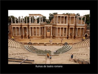 Ruínas de teatro romano 