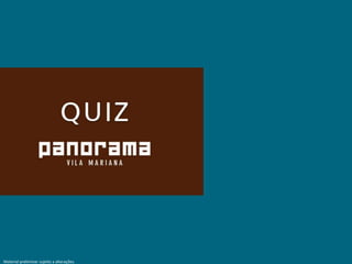 Material preliminar sujeito a alterações.