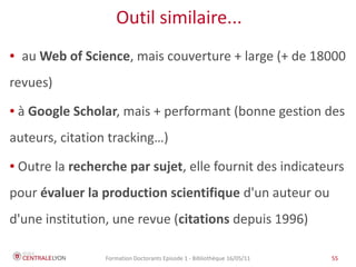 Panorama De L Information Scientifique Et Technique Pour Le Doctorant