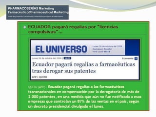 "Panorama global de la industria farmacéutica y sus perspectivas de desarrollo" pdf