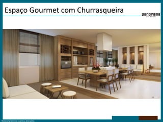 Material preliminar sujeito a alterações.
Espaço Gourmet com Churrasqueira
 