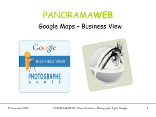 Panoramaweb visites virtuelles google