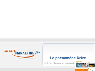 Le phénomène Drive
Le Drive, phénomène structurel ou conjoncturel ?
 