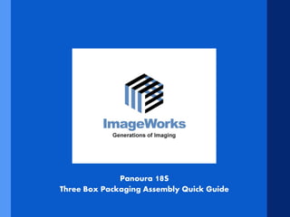 Panoura 18S
Three Box Packaging Assembly Quick Guide
 