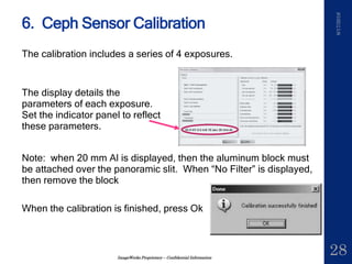 Panoura 18S with Ceph Calibration and Alignment Quick Guide | PPTX