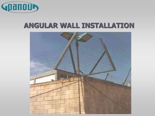 ANGULAR WALL INSTALLATION
 
