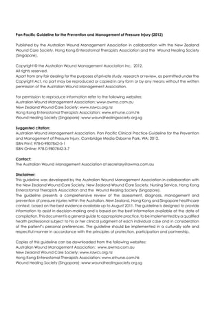 Pan pacific clinical practice guideline for the prevention and ...