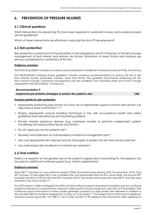 Pan pacific clinical practice guideline for the prevention and ...