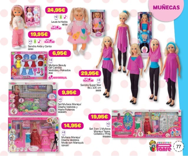 muñeca sandra anda y canta