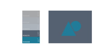 #1F2326
31
35
38
34
49
63
45
64
81
85
98
112
4
109
139
#22313F
#2D4051
#556270
#046D8B
 