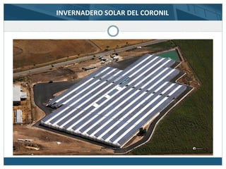 INVERNADERO SOLAR DEL CORONIL
 