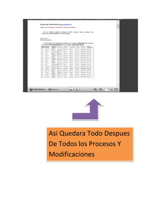 Asi Quedara Todo Despues
De Todos los Procesos Y
Modificaciones
 