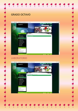 GRADO OCTAVO
LABORATORIO
 