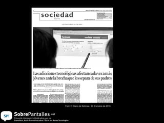Font: El Diario de Notícias.  22 d’octubre de 2010.  