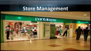 Store Management
 