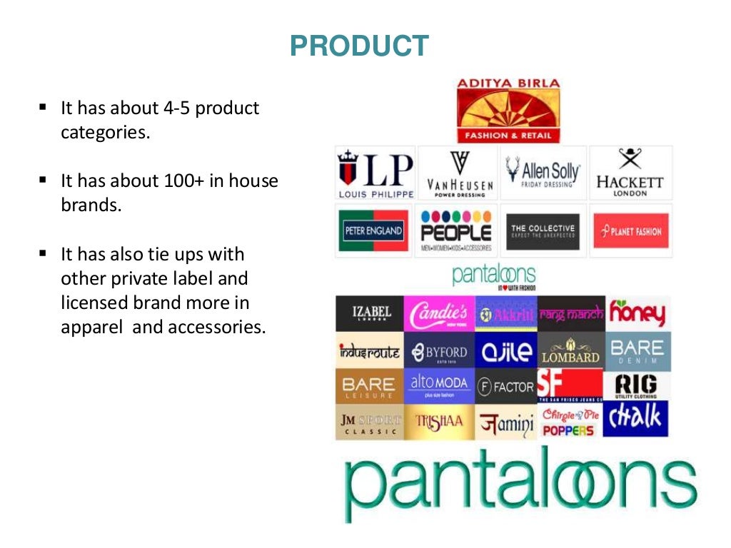 Pantaloons marketing mix