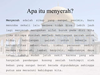 Pantang Menyerah | PPT