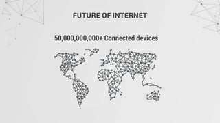 FUTURE OF INTERNET
50,000,000,000+ Connected devices
 