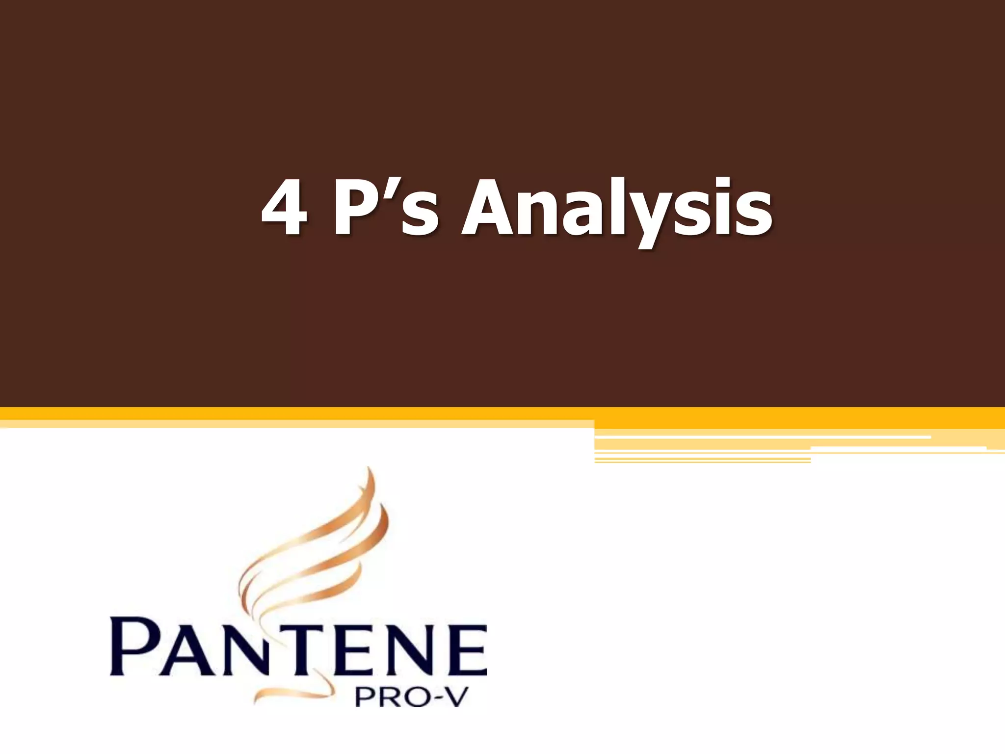 4 P’s Analysis