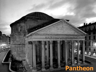 El Panteó d’Agrippa Model de comentari Pantheon 