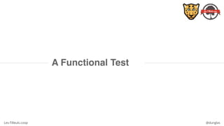 Les-Tilleuls.coop @dunglas
A Functional Test
 