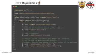 Les-Tilleuls.coop @dunglas
Extra Capabilities %
 